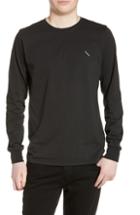 Men's Saturdays Nyc Slash Embroidered Long Sleeve T-shirt - Black
