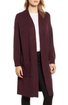 Women's Lou & Grey Cypress Long Sweater Jacket, Size - Red