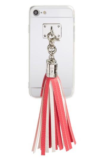 Bp. Mirrored Tassel Iphone 7 Case - Metallic