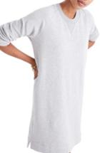 Women's Madewell Sweatshirt Dress, Size - Grey