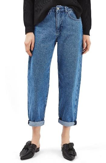 Women's Topshop Boutique Boyfriend Jeans Us (fits Like 0) X - Blue