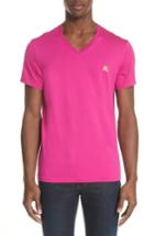 Men's Burberry Jadford V-neck T-shirt - Pink