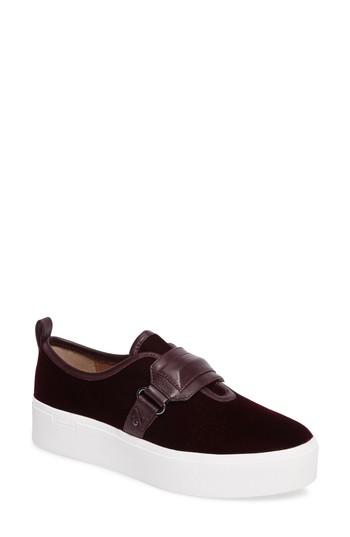 Women's Calvin Klein Juno Slip-on Sneaker .5 M - Burgundy
