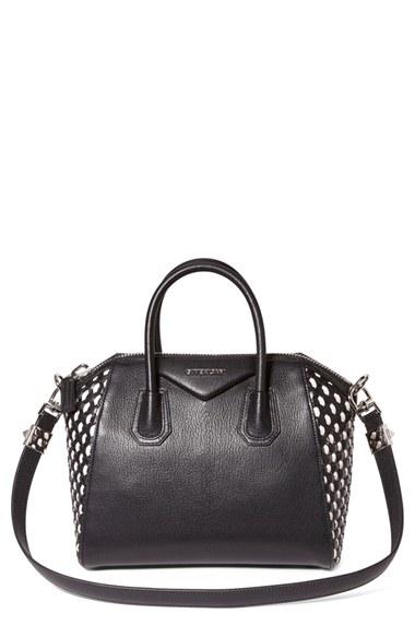 Givenchy 'small Antigona' Woven Leather Satchel