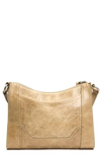 Frye Melissa Leather Crossbody Bag - Beige