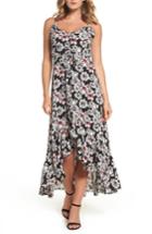 Women's Betsey Johnson Crepe Maxi Dress - Black