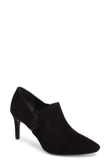 Women's Calvin Klein Joanie Bootie .5 M - Black