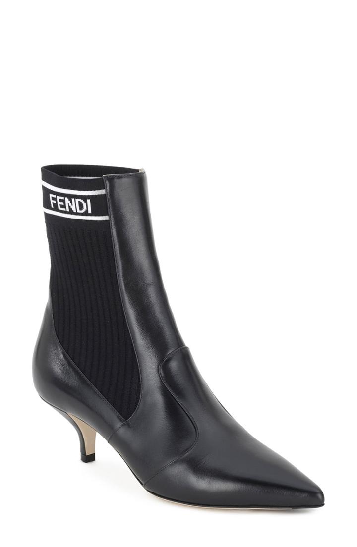 Women's Fendi Rockoko Bootie Us / 35.5eu - Black