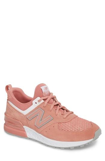 Men's New Balance 574 T3 Sport Sneaker D - Orange