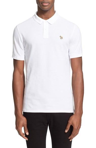 Men's Ps Paul Smith Cotton Pique Polo - White