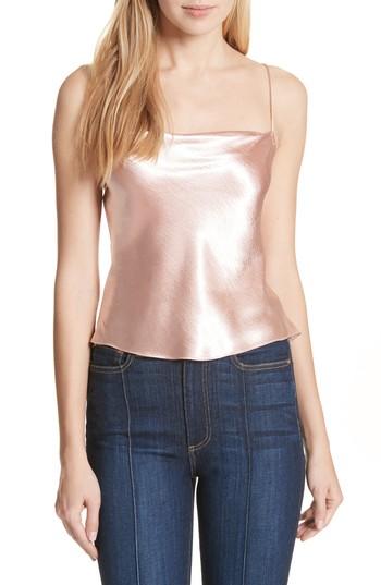 Women's Alice + Olivia Harmon Satin Camisole - Pink