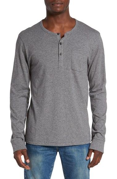 Men's Alternative Classic Henley - Grey