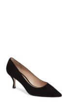 Women's Stuart Weitzman Tippi 70 Pointy Toe Pump .5 M - Black
