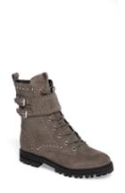 Women's Marc Fisher Ltd Josette Belted Moto Boot .5 M - Grey