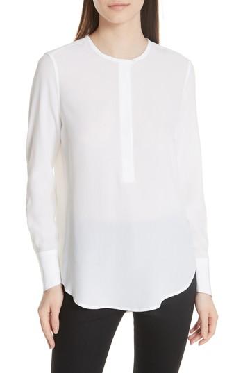 Women's Equipment Mabel Silk Georgette Blouse - White