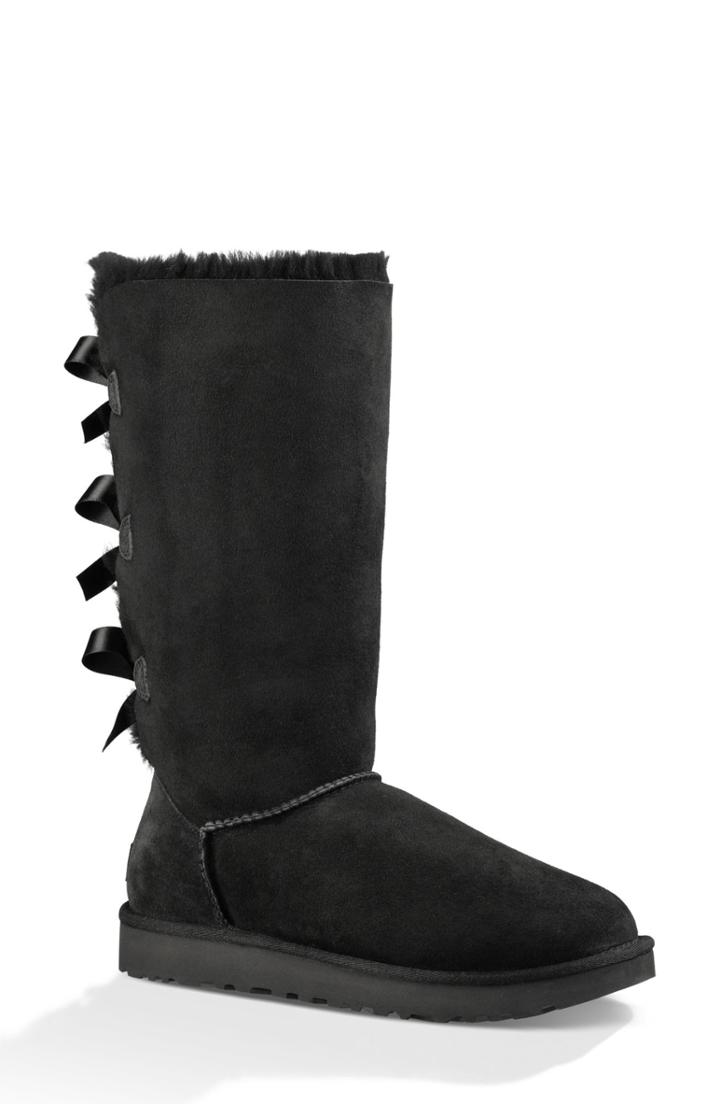 Women's Ugg Bailey Bow Ii Boot, Size 6 M - Black