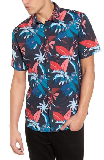 Men's Billabong Sundays Woven Shirt - Red