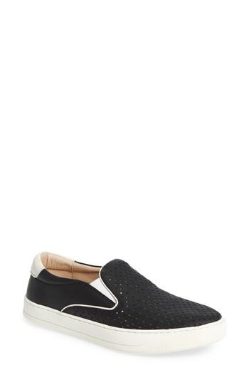 Women's Johnston & Murphy Elaine Slip-on Sneaker M - Black