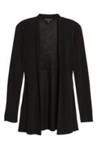 Women's Eileen Fisher Fine Organic Linen Blend Cardigan - Black