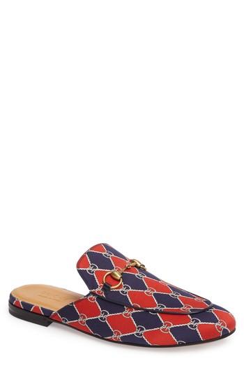 Men's Gucci King's Harlequin Bit Loafer Us / 5uk - Blue