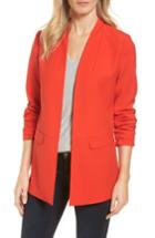 Women's Halogen No-closure Blazer - Red