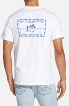 Men's Southern Tide Short Sleeve Skipjack T-shirt, Size - White