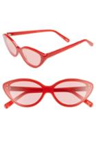Women's Elizabeth And James Frey 50mm Cat Eye Sunglasses - Red/ Rose