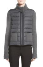 Women's Moncler Ciclista Quilted Down Front Sweater Jacket