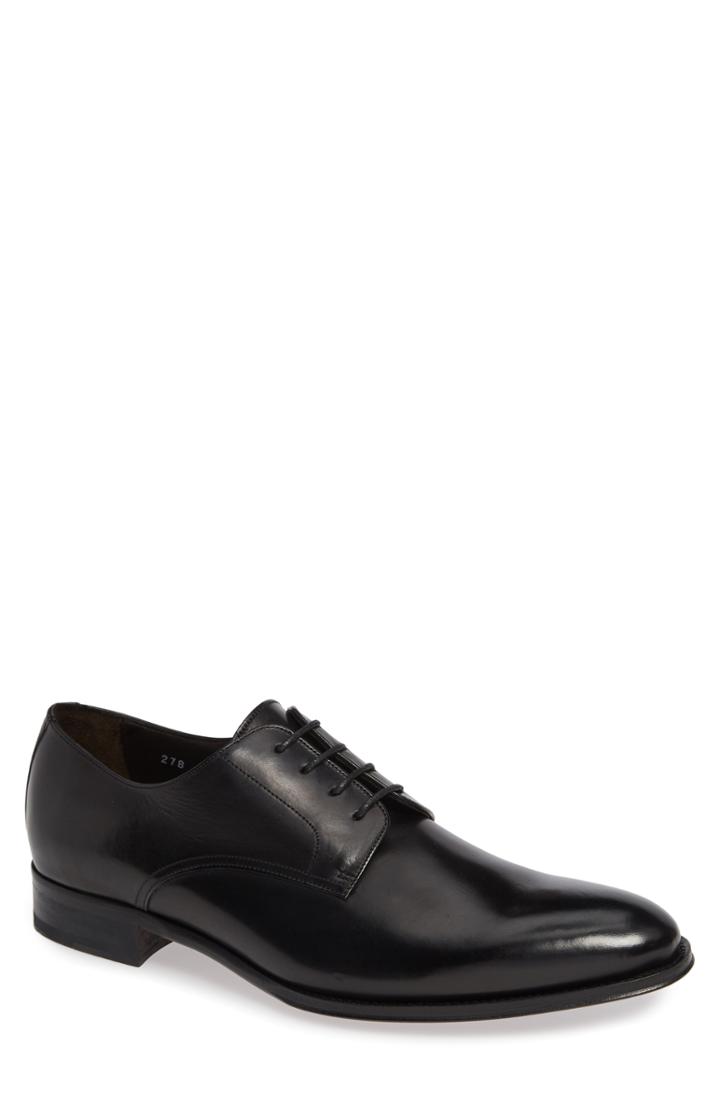 Men's To Boot New York Belgrade Plain Toe Derby M - Black