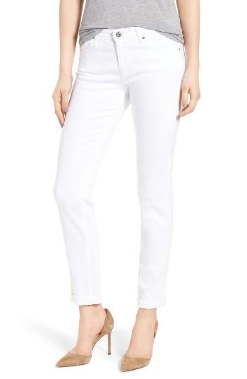 Women's Ag Prima Cigarette Leg Skinny Jeans - White