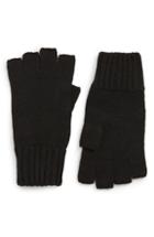 Men's The Rail Solid Fingerless Gloves, Size - Black