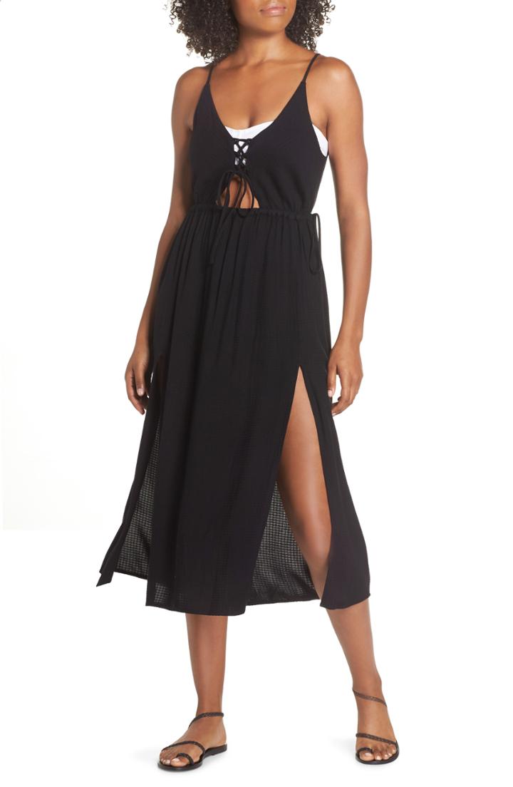 Women's Avec Les Filles Sparkle Velvet Maxi Dress - Blue