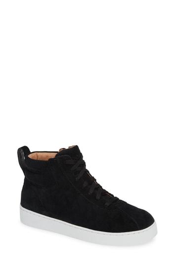 Women's Vionic Jenning High Top Sneaker M - Black