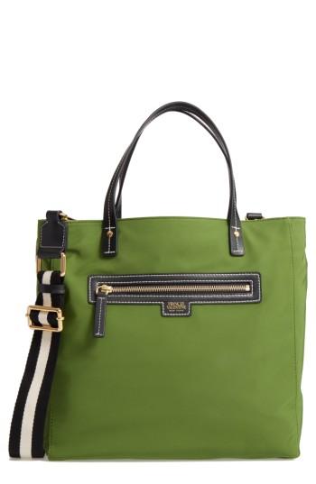 Frances Valentine Nylon Convertible Tote - Green