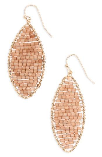 Women's Panacea Marquise Beaded Drop Earrings