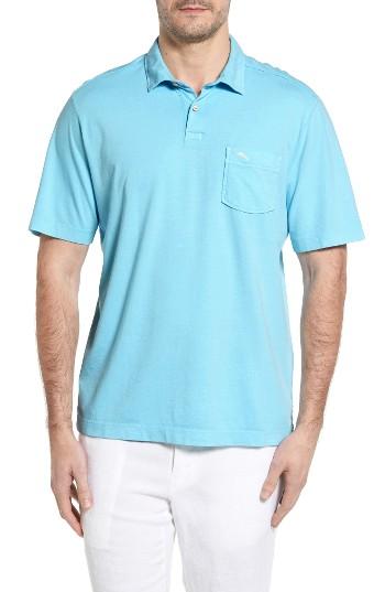 Men's Tommy Bahama Bahama Reef Jersey Polo, Size - Blue