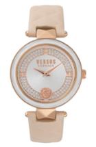 Women's Versus By Versace Covent Garden Leather Strap Watch