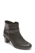 Women's Rockport Cobb Hill Rashel Buckle Bootie M - Black