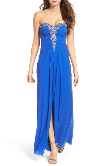 Women's Blondie Nites Embellished Sweetheart Gown