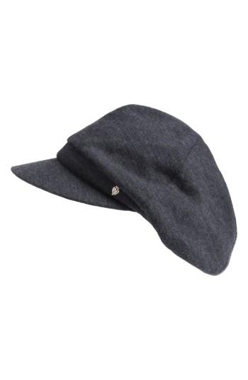 Women's Helen Kaminski Merino Wool Baker Boy Cap -