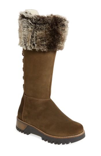 Women's Bos. & Co. Graham Waterproof Winter Boot With Faux Fur Cuff -9.5us / 40eu - Green