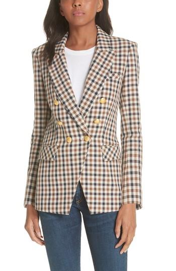 Women's Veronica Beard Lonny Houndstooth Dickey Jacket