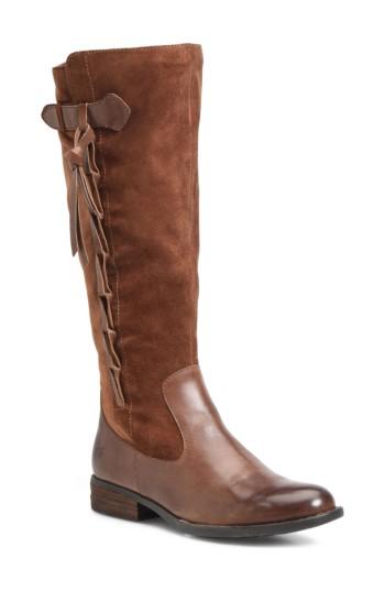 Women's B?rn Cook Knee High Boot Regular Calf M - Brown