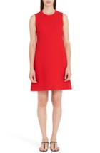 Women's Dolce & Gabbana Crepe Shift Dress Us / 38 It - Red