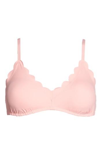 Women's La Blanca Petal Pusher Bikini Top - Coral