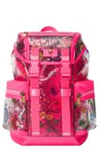 Gucci Floral Print Small Backpack - Pink