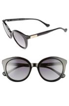 Women's Sonix Holland 50mm Gradient Round Sunglasses - Black Fade/ Black