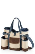Men's Picnic Time Wine Country Wine & Cheese Tote - Brown