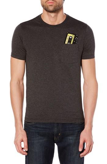 Men's Original Penguin Cassette Pocket T-shirt - Grey