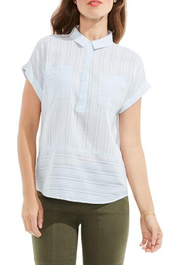 Women's Two By Vince Camuto Shadow Stripe Top - Blue